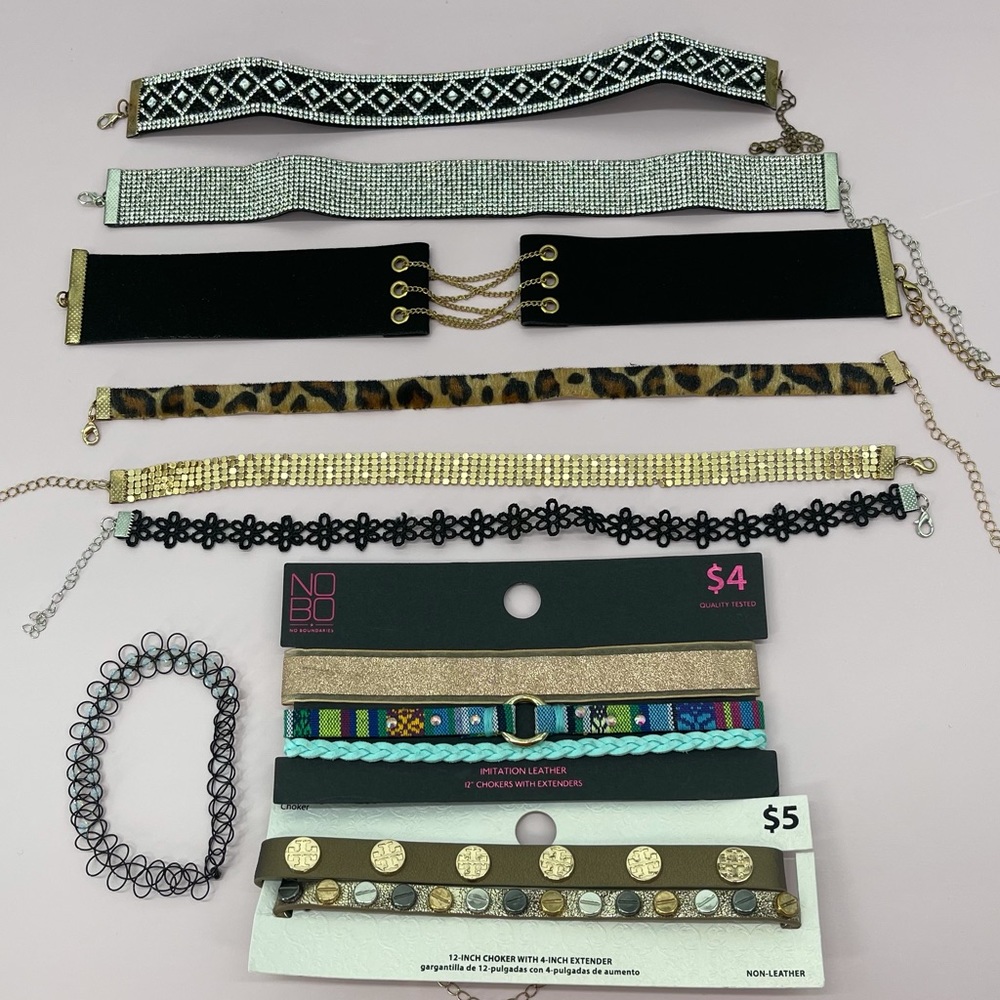 Chokers- variety of Necklaces